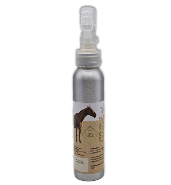 Huile de CBD 5% pour cheval
