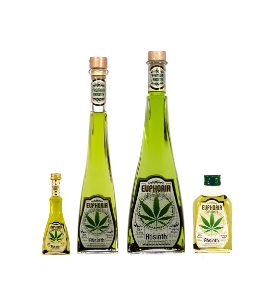 Euphoria cannabis absinthe bottle - 321CBD