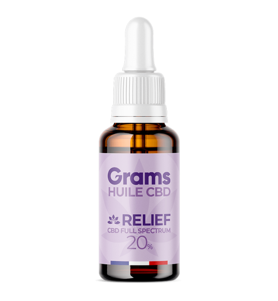 Huile CBD 20% - Douleurs - Spectre Complet (GRAMS)