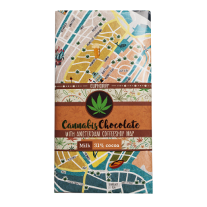 Chocolat au lait aux graines de cannabis – Amsterdam Coffeeshops (EUPHORIA)