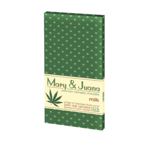 Mary & Juana chocolat au lait au cannabis (EUPHORIA)