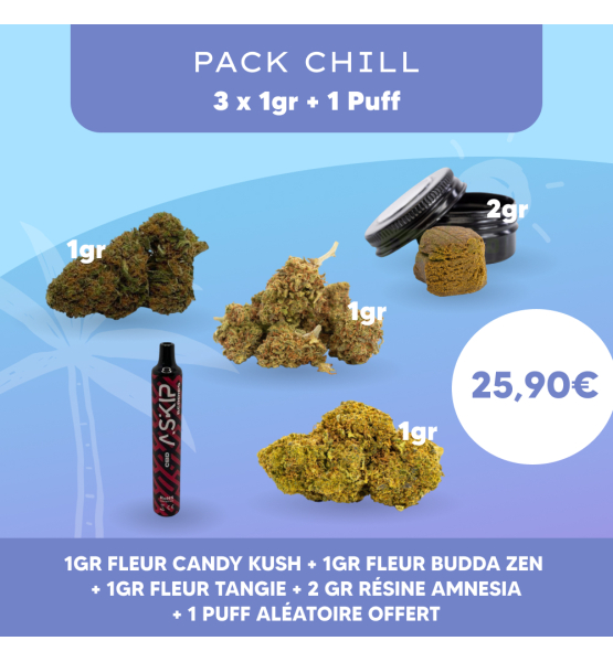 Pack Chill (3 x 1gr + 1 Puff)