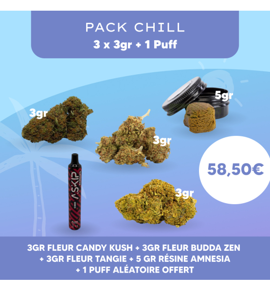 Pack Chill (3 x 3gr + 1 Puff)