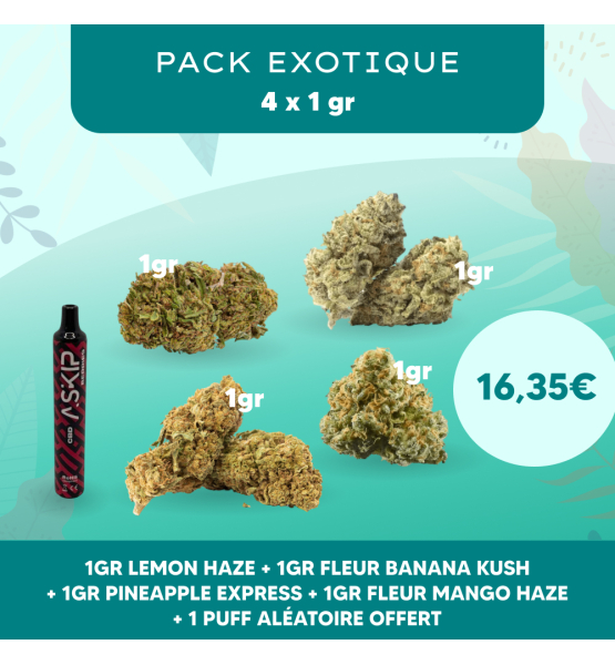 Pack Exotique (4 x 1gr)