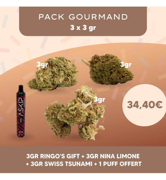 Pack Gourmand (3 x 3gr)