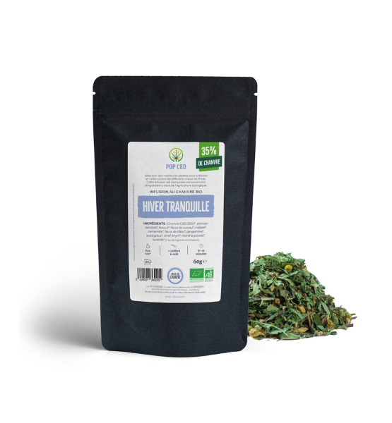 Chill winter organic herbal tea