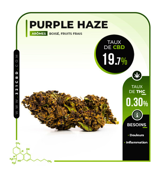 Fleur CBD Purple Haze 19,7%