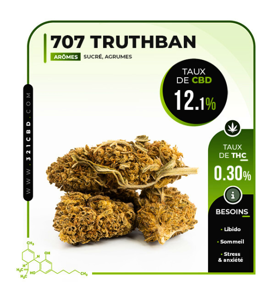 CBD Herb 707 Truthban 12,1% (in French)