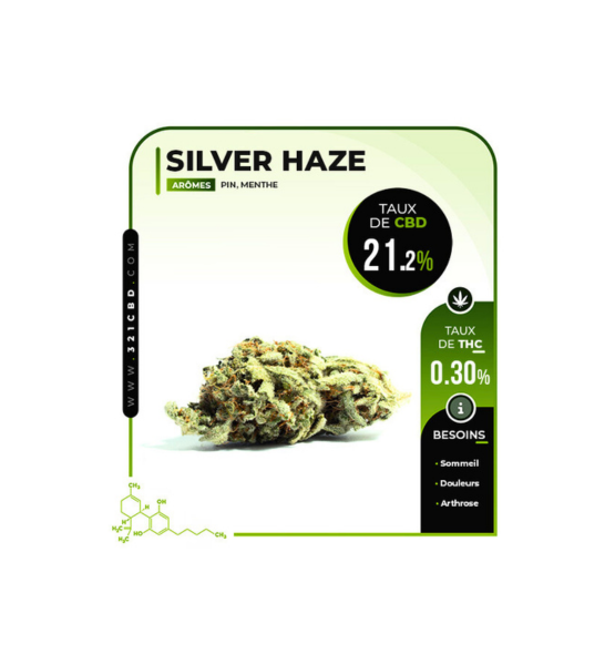 Fleur de CBD Silver Haze Greenhouse (21,2 %)