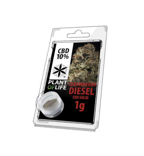 CBD Resin STRAWBERRY DIESEL 10% 1G Plant of Life