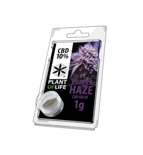 CBD-Harz PURPLE HAZE 10% 1G Pflanze des Lebens