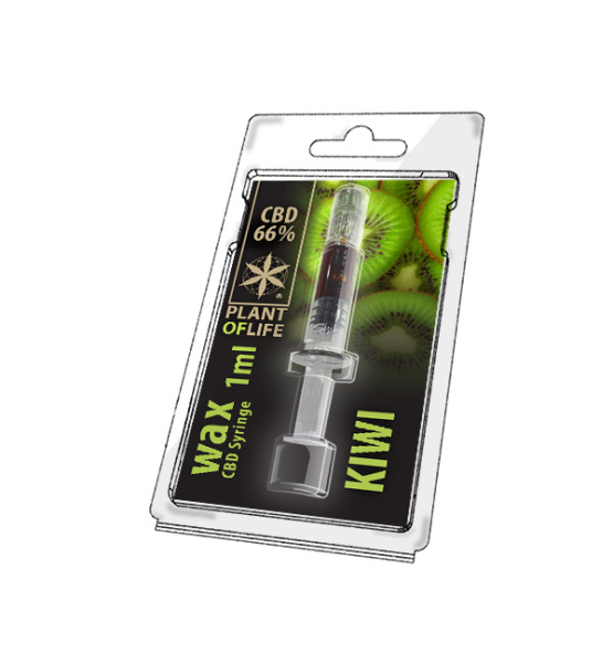 CBD Wax Kiwi 66% 1ML Plant of Life